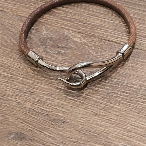 Hermes jumbo hook necklace & bracelet - Picture 3 of 5